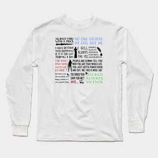 Once Upon a Time Quotes Long Sleeve T-Shirt